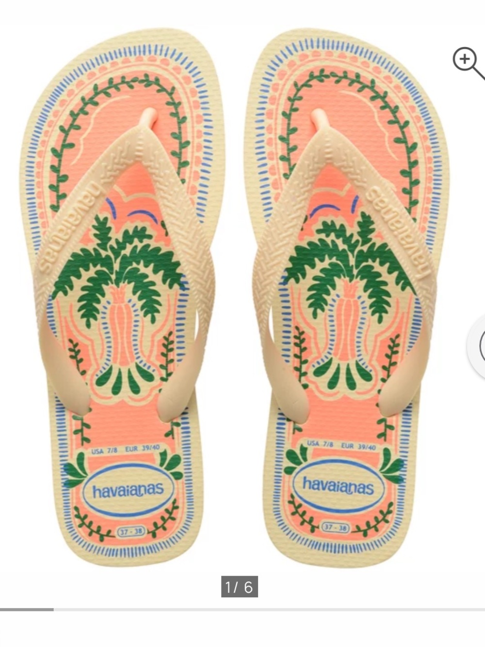 Havaianas - NWT Women's Top Summer Vibes Flip Flops - 6